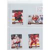 Image 1 : Lot of 4 Calgary Flames NHL Hockey Cards: Jarome Iginla, Nikka Kiprusoff, Alex Tanguay, Curtis Glenc