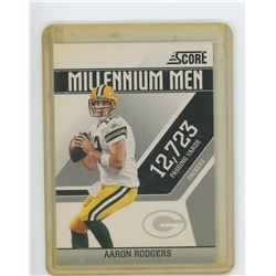 Aaron Rodgers NFL Football card. Green Bay Packers. 2011 Score. Unc.