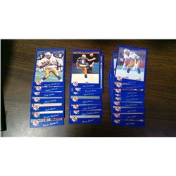 Lot of 24 Winnipeg Blue Bombers CFL cards. 1991 Jogo. Includes Danny McManus, Robert Mimbs, Greg Bat