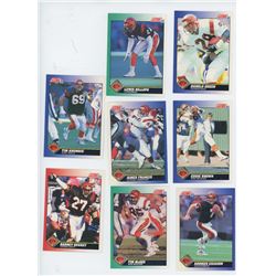 Lot of 8 Cincinnati Bengals NFL cards. Includes Boomer Esiason. All Unc.