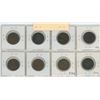 Image 2 : Lot of 8 different Edward VII Canadian Large Cents: 1902-1910. Coins graded VG-8 – VF-30.