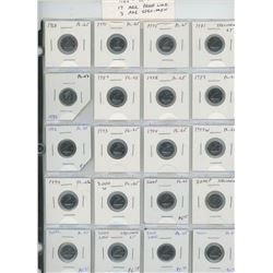 Lot of 20 different Collector 10 cents 1968 – 2012: 1968, 1971, 1975, 1981, 1984, 1987, 1988, 1989, 