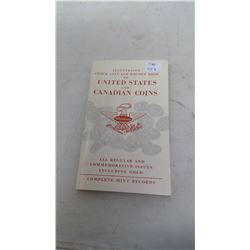 Illustrated Check List and Record Book of United States and Canadian Coins. 1960 Edition published b