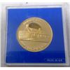 Image 2 : Robert Burns 22 karat gold plated medal. The famous Scottish poet lived from 1759-1796. In case of i