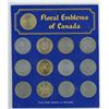 Image 2 : Lot of13 Coats of Arms of Canada medals issued by Shell Dealers in Manitoba in 1967. Housed in a fol