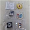 Image 1 : Lot of 5 different Soviet Russian Badges and Pins: Includes Hammer & Sickle, Moscow and Tornio.