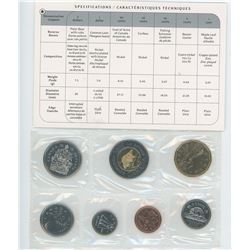 2000 7-coin Special Edition Proof Like Set. Knowledge Toonie portrays a female polar bear with her c