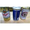 Image 3 : 3 FULL BEER CANS includes King can