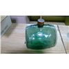 Image 1 : GREEN GLASS JUG DECANTER