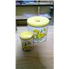 Image 1 : 2 MATCHING TIN CONTAINERS