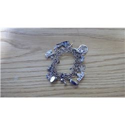 CHARM BRACELET WITH VARIOUS CHARMS