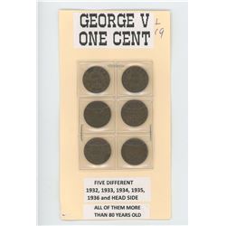 6 I CENT COINS 1932-36