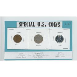 3 SPECIAL US COINS