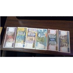 6 BRAZILIAN BILLS