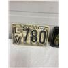 Image 2 : 1950 New Jersey & New York Licence Plates