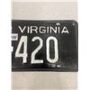 Image 3 : 1958 Virginia Licence Plate