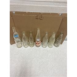 7 Pop Bottles - 1945 & 1950's
