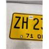 Image 2 : 1971 Ohio Licence Plate