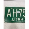 Image 2 : 1967 Utah Licence Plate