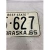 Image 3 : 1965 Nebraska Licence Plate