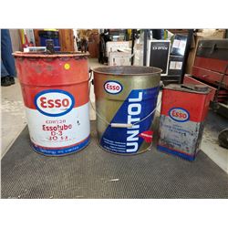 3 X ESSO PAILS
