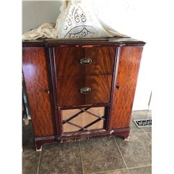 1960's RCA Radio Record Player 36"H x 35"W x 17"D w/ RCA Tubes