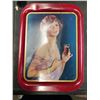 Image 1 : 1974 COCA-COLA TRAY (1927 CALENDAR GIRL)