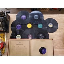 LOT OF 78 RPM RECORDS & EMPTY CASES