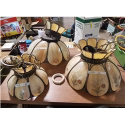 3 Antique Hanging Lights