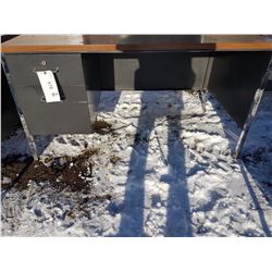 2 Drawer Metal Desk