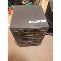 Table Top Stereo 7 CD Cassette