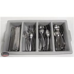 CUTLERY TRAY W/ ASSORTED CUTLERY