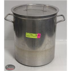 VOLLRATH 16 QT ALUMINUM STOCK POT W/ LID