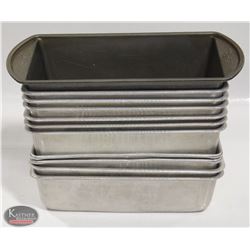 LOT OF 10 ASSORTED LOAF PANS