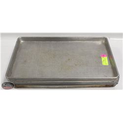 LOT OF 6 - 12"X18" BAKING SHEET PANS