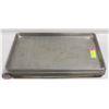 Image 1 : LOT OF 6 - 12"X18" BAKING SHEET PANS