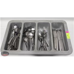 CUTLERY TRAY W/ ASSORTED CUTLERY