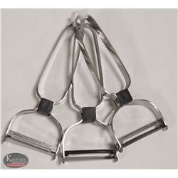 3 NEW JOHNSON ROSE 2" VEGETABLE PEELERS