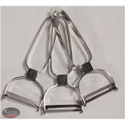 3 NEW JOHNSON ROSE 2" VEGETABLE PEELERS