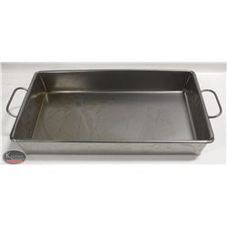 NEW JOHNSON ROSE STRAPPED STEEL ROASTING PAN