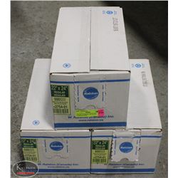 LOT OF 3 CASES OF 500 BLACK GARBAGE BAGS