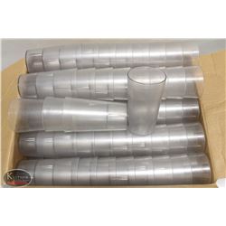 BOX OF APPROX. 120 CAMBRO 12OZ PLASTIC TUMBLERS