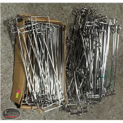 LOT OF OVEN RACK RAILS