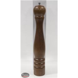 NEW JOHNSON ROSE 15" WOODEN PEPPER MILL