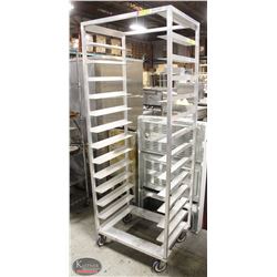 13-TIER BAKER'S RACK ON CASTORS
