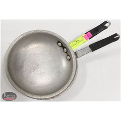 LOT OF TWO 8" FRYING PANS