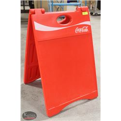 RED COCA-COLA  A-FRAME SNADWHICH BOARD