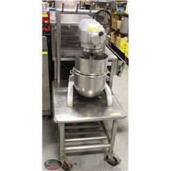 STAINLESS STEEL EQUIPMENT STAND ON CASTORS