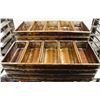 Image 1 : LOT OF TEN 5-LOAF STRAPPED BREAD PANS
