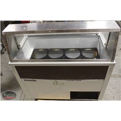 GENERAL 8-BUCKET COMMERCIAL ICE CREAM FREEZER W/